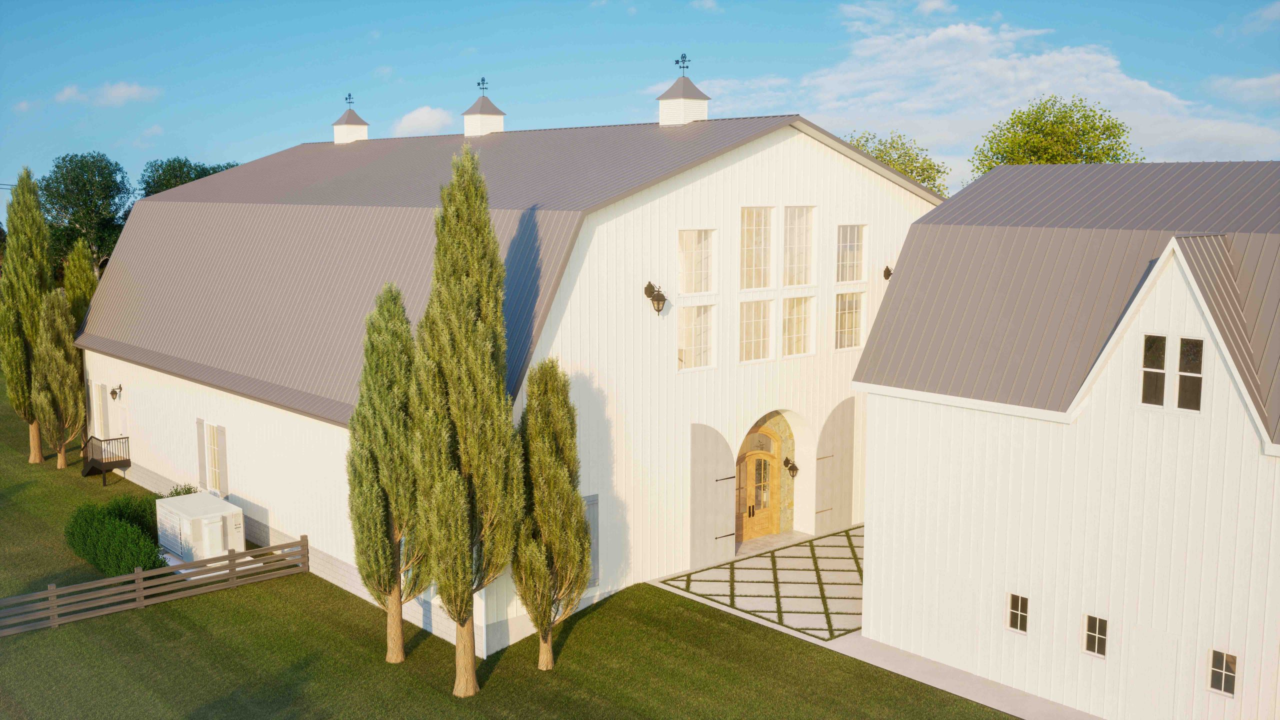 Parking Lot Renderings for Haven on the Farm