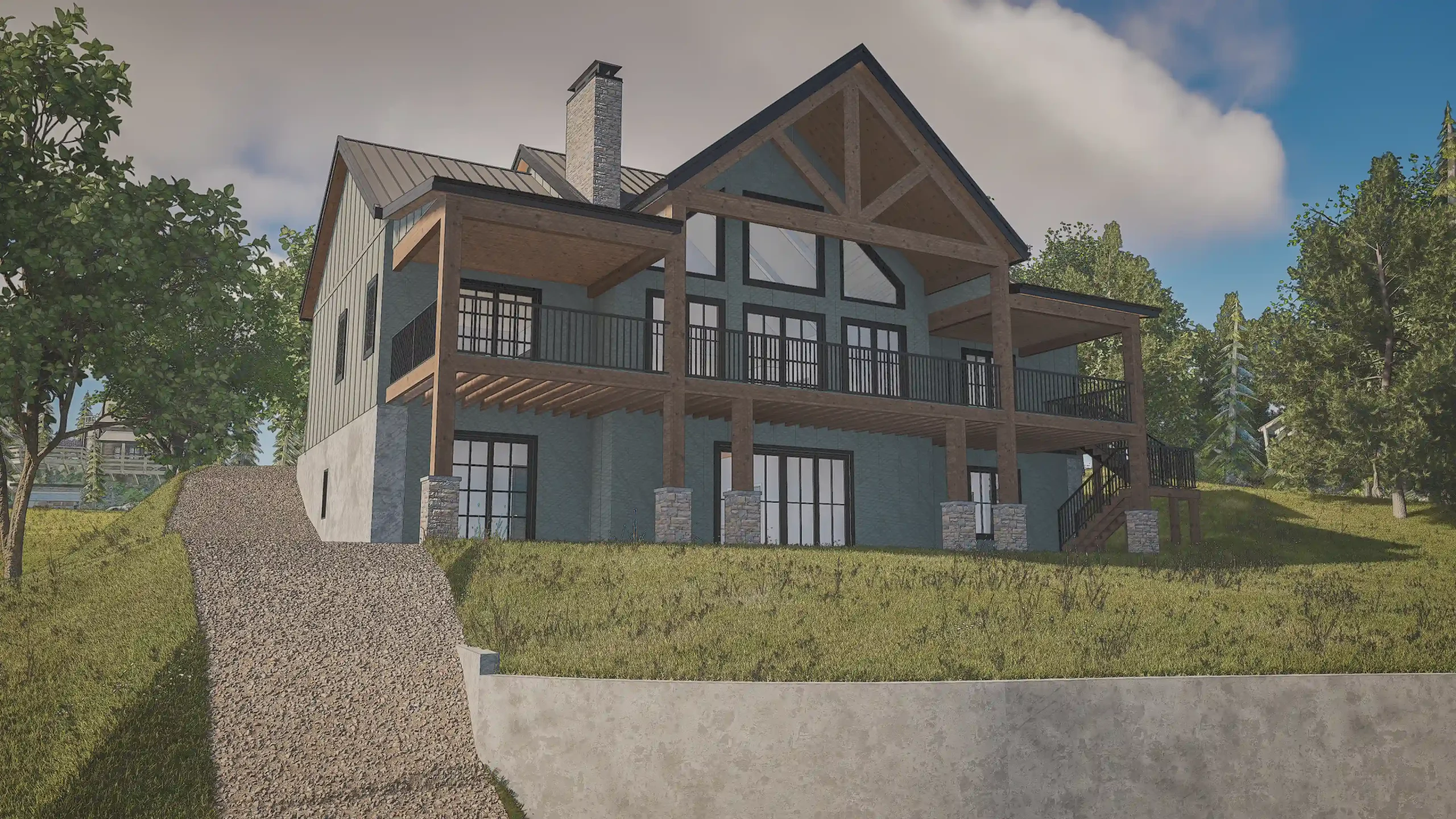 Custom New Home Design Using Laser Scanning & 3D Modeling